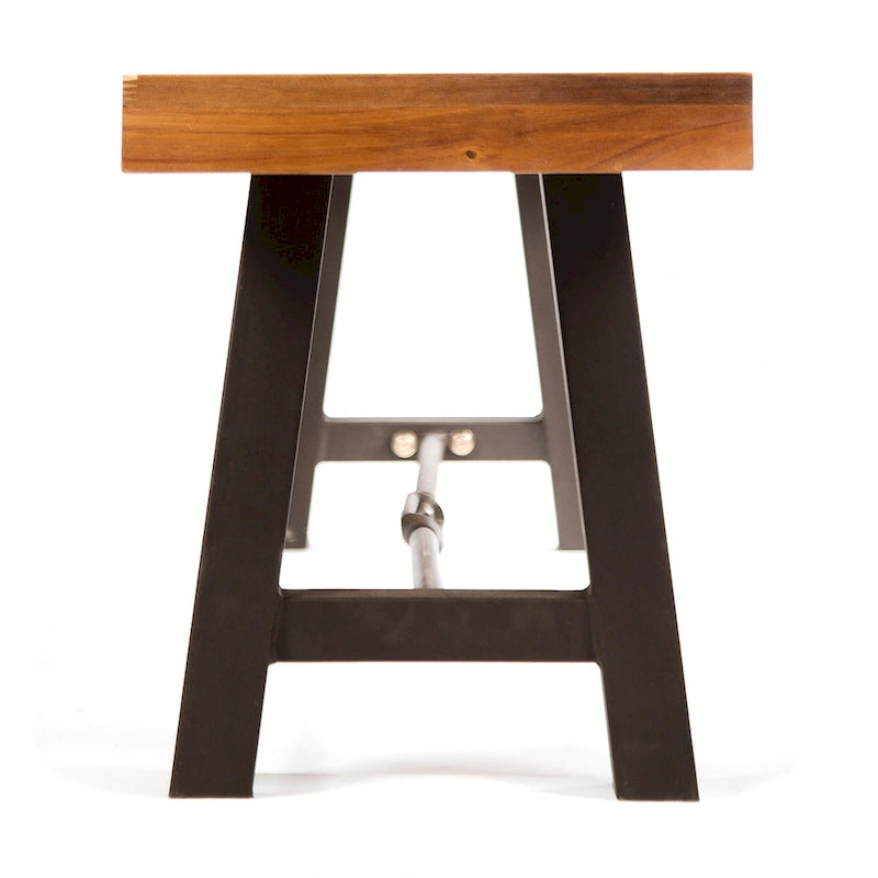 Banc de salle à manger extérieur en bois d'acacia