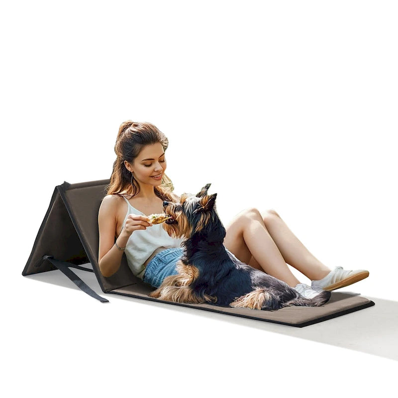 Chaise de plage pliante ultra légère Sunjoy, portable, pour le camping et les voyages