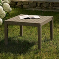 Table d'appoint en teck pour terrasse extérieure Northlake Square
