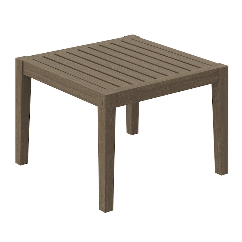 Table d'appoint en teck pour terrasse extérieure Northlake Square