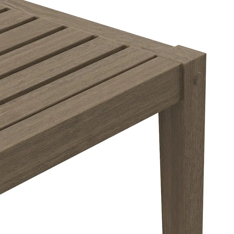 Table d'appoint en teck pour terrasse extérieure Northlake Square