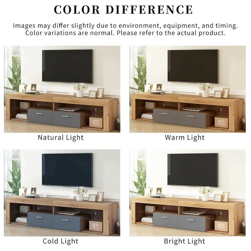 Meubles TV modernes pour téléviseurs jusqu'à 80", Meuble TV avec lumières LED