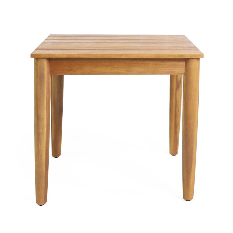 Table d'appoint rustique Table de chevet d'extérieur Table de canapé en bois avec plateau à lattes, Table de collation portable Support à plantes Table basse