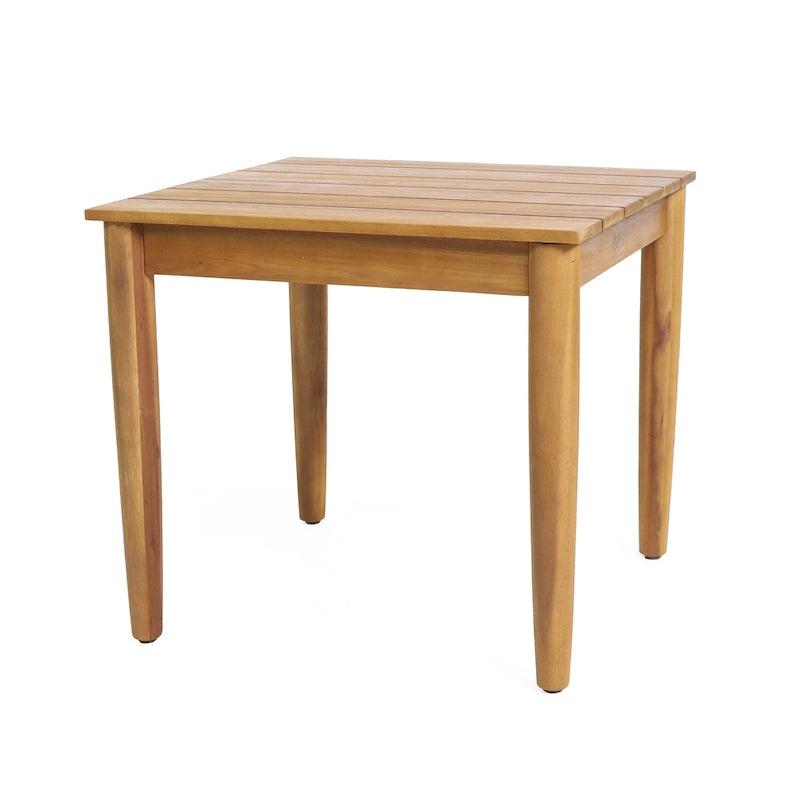 Table d'appoint rustique Table de chevet d'extérieur Table de canapé en bois avec plateau à lattes, Table de collation portable Support à plantes Table basse
