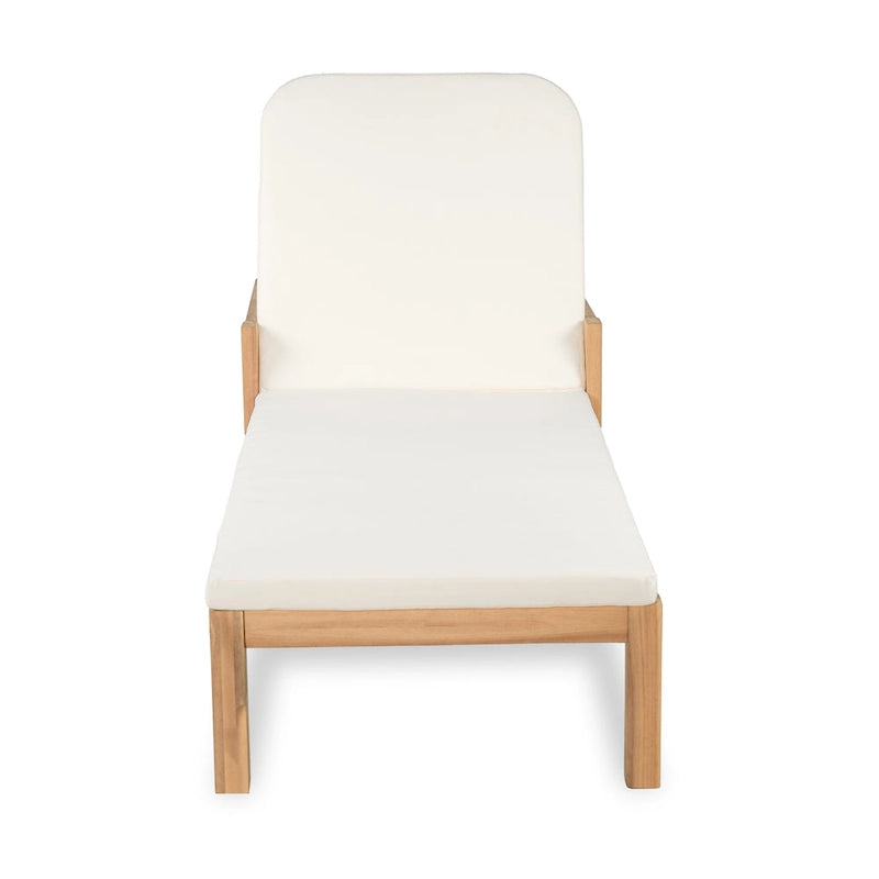 Christopher Knight Home - Chaises longues de jardin réglables en bois d'acacia (lot de 2)