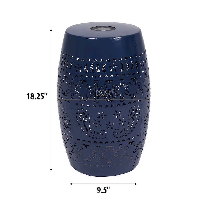 Table d'appoint, couleur bleu foncé
