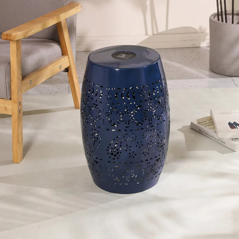 Table d'appoint, couleur bleu foncé