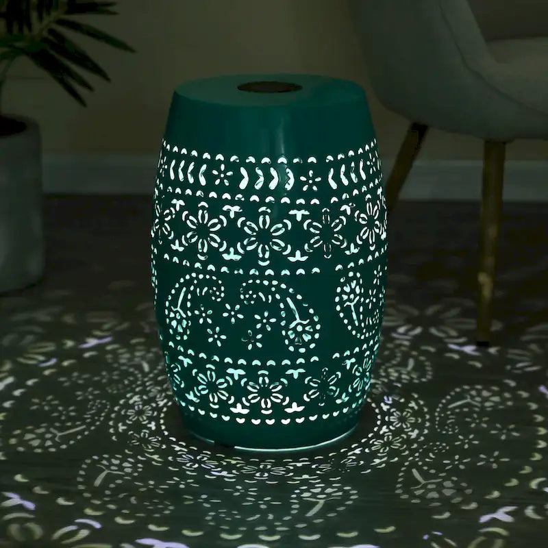 Table d'appoint, couleur bleu foncé