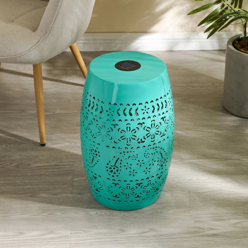 Table d'appoint, couleur bleu foncé