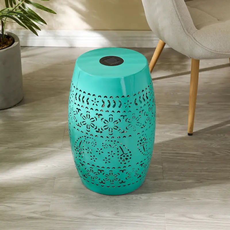 Table d'appoint, couleur bleu foncé