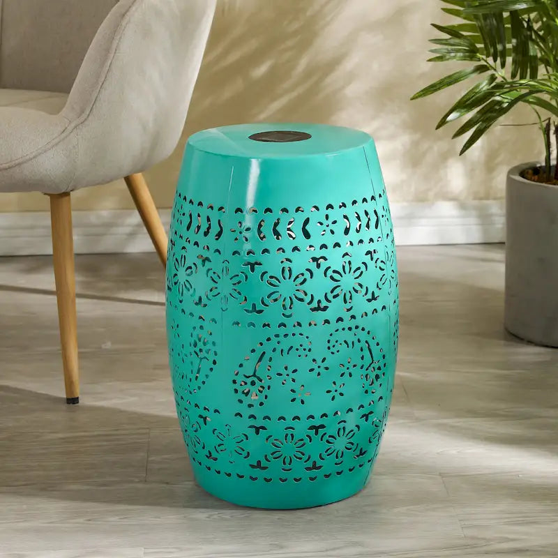 Table d'appoint, couleur bleu foncé