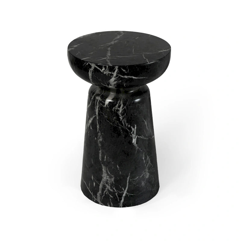Table d'appoint Grover en fausse pierre de calice