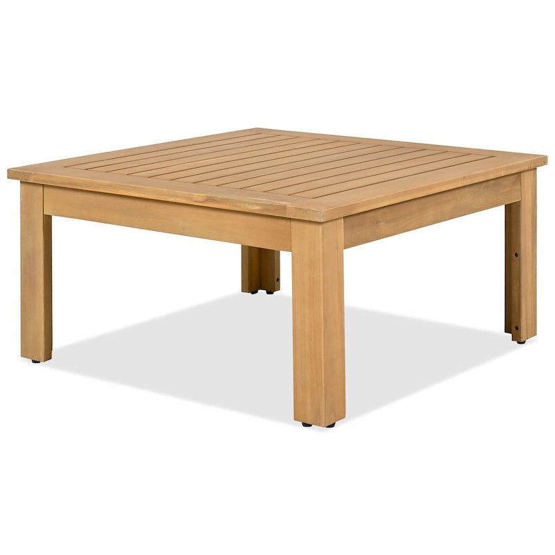 Ensemble de canapés de jardin en bois 4 pièces