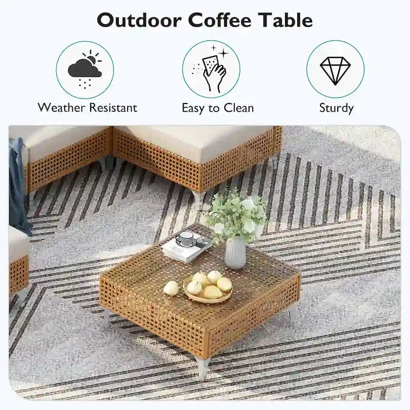 Ensemble de conversation de patio avec foyer-table au propane de 60 000 BTU, table d'appoint