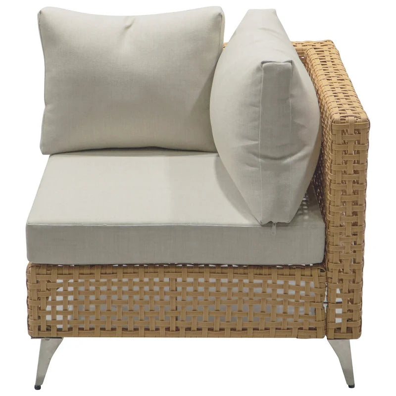 Ensemble de conversation de patio avec foyer-table au propane de 60 000 BTU, table d'appoint