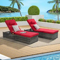 Outdoor Chaise Lounge Chair Set of 2