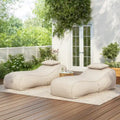Christopher Knight Home- Ardent Foam Outdoor Bean Bag Lounge Chair (Set of 2)