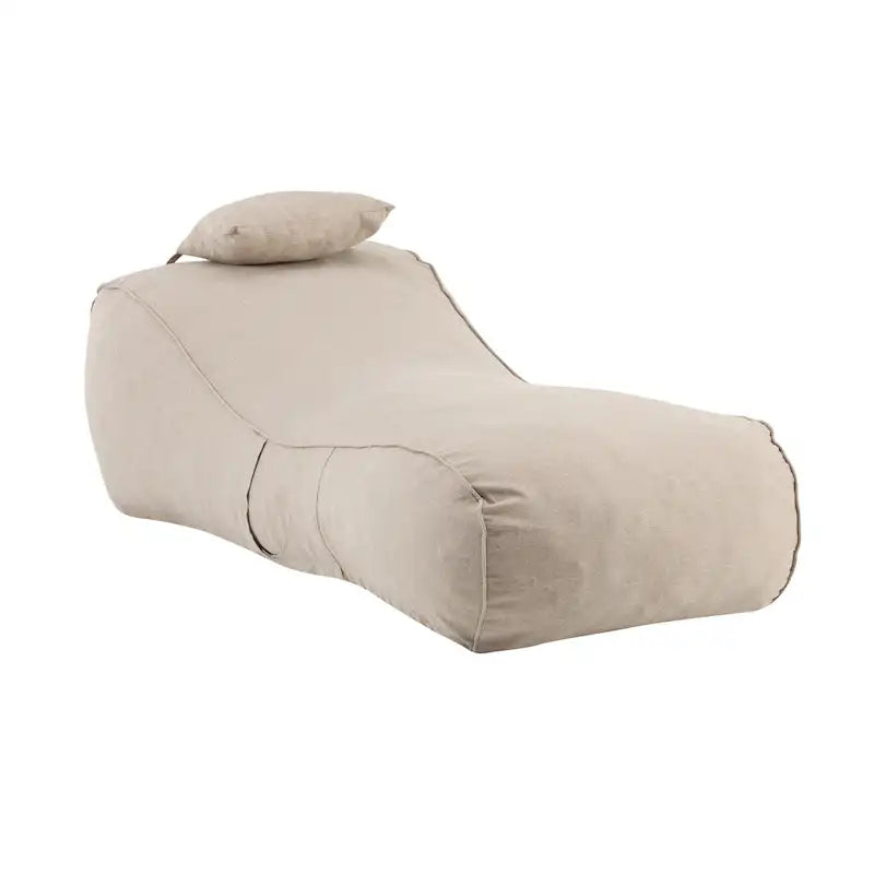 Christopher Knight Home - Lot de 2 chaises longues d'extérieur Ardent Foam en forme de pouf