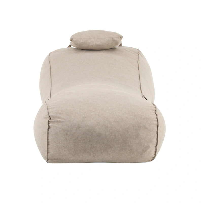 Christopher Knight Home - Lot de 2 chaises longues d'extérieur Ardent Foam en forme de pouf