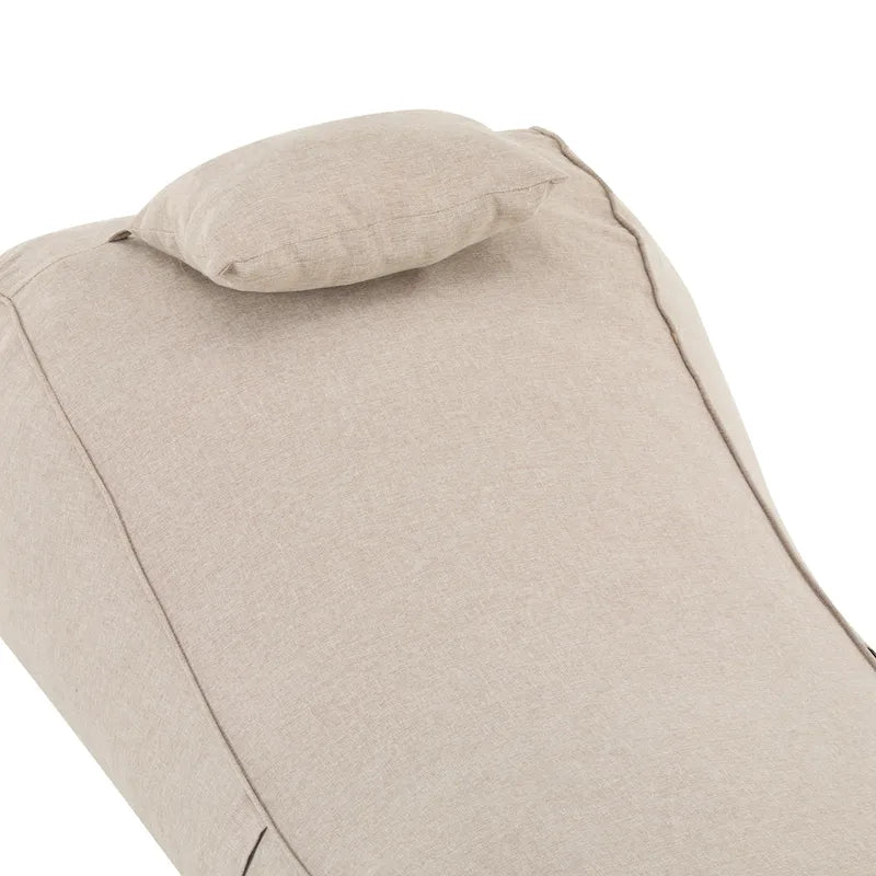 Christopher Knight Home - Lot de 2 chaises longues d'extérieur Ardent Foam en forme de pouf