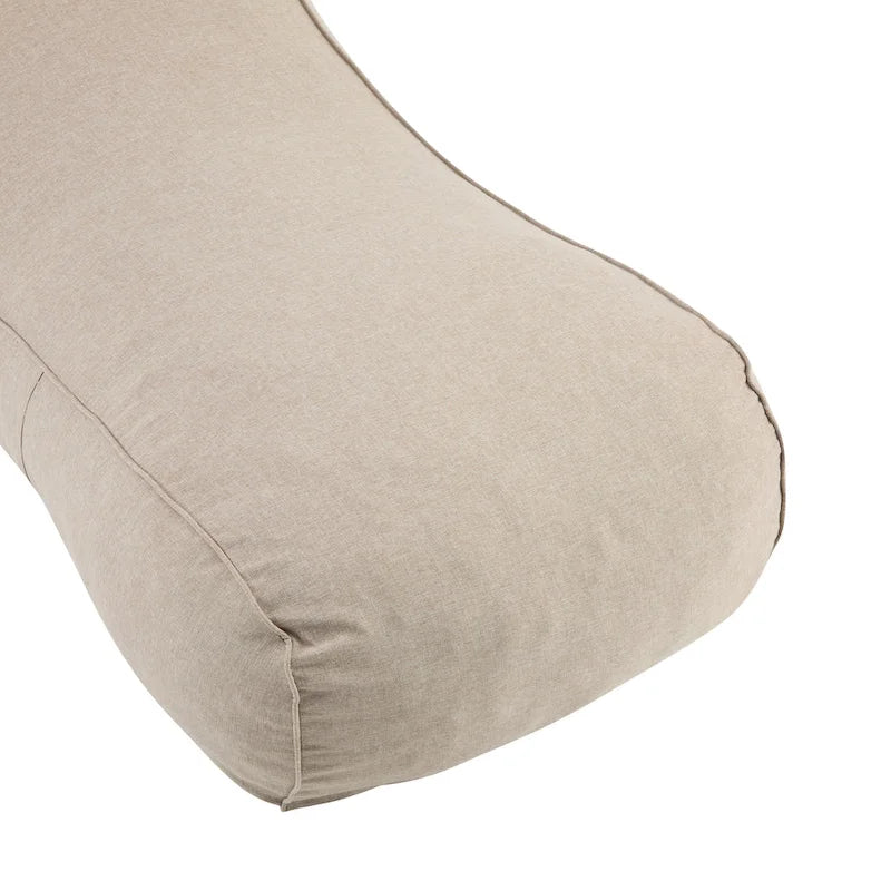 Christopher Knight Home - Lot de 2 chaises longues d'extérieur Ardent Foam en forme de pouf