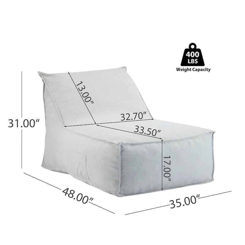 Christopher Knight Home- Chaise longue d'extérieur en mousse Shanks (lot de 2)