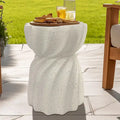 Lightweight Concrete Novelty Patio Side Table
