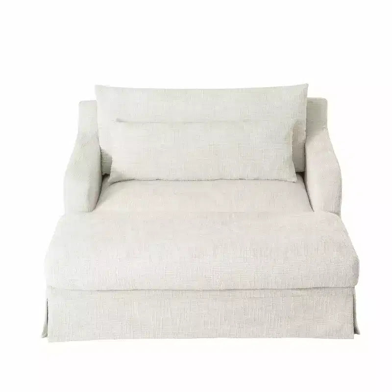 Fauteuil convertible très profond en chenille Polibi