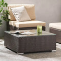 Table basse d'extérieur en osier Santa Rosa par Christopher Knight Home