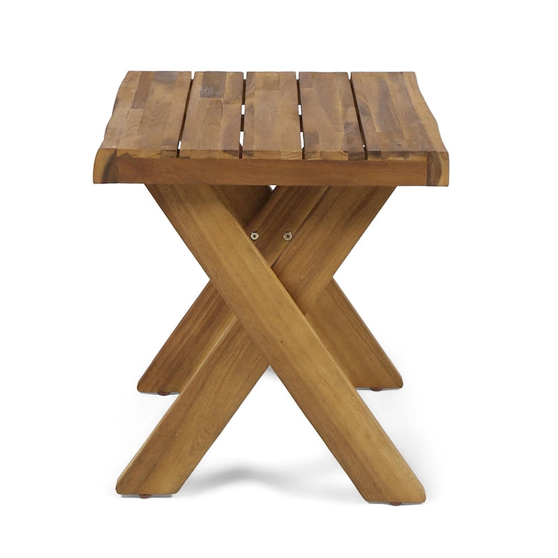 Table d'appoint intérieure/extérieure en bois d'acacia Eaglewood de Christopher Knight Home