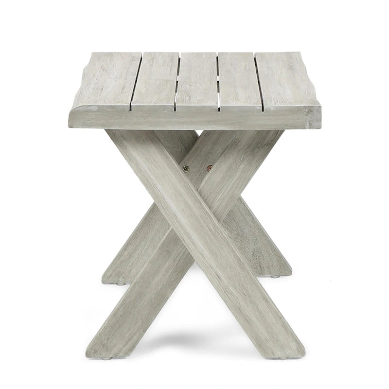 Table d'appoint intérieure/extérieure en bois d'acacia Eaglewood de Christopher Knight Home