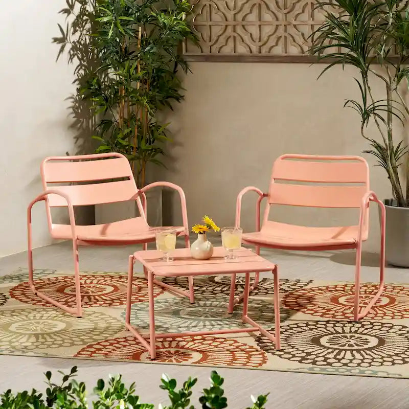 Ensemble de conversation moderne Cowan pour 2 personnes par Christopher Knight Home