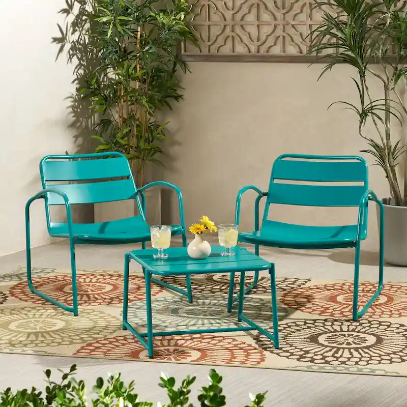 Ensemble de conversation moderne Cowan pour 2 personnes par Christopher Knight Home
