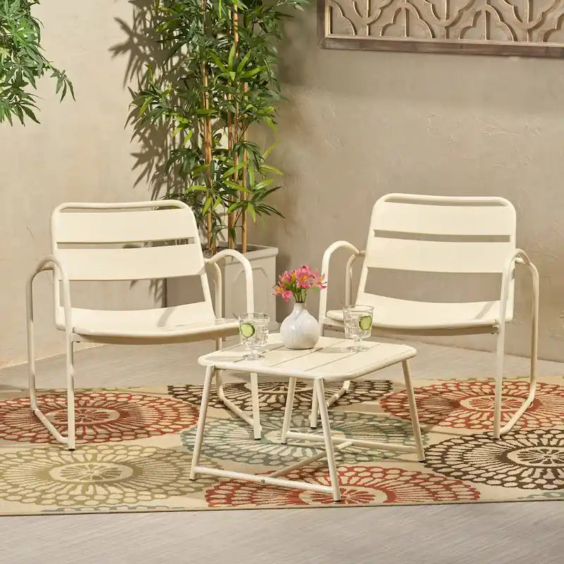 Ensemble de conversation moderne Cowan pour 2 personnes par Christopher Knight Home