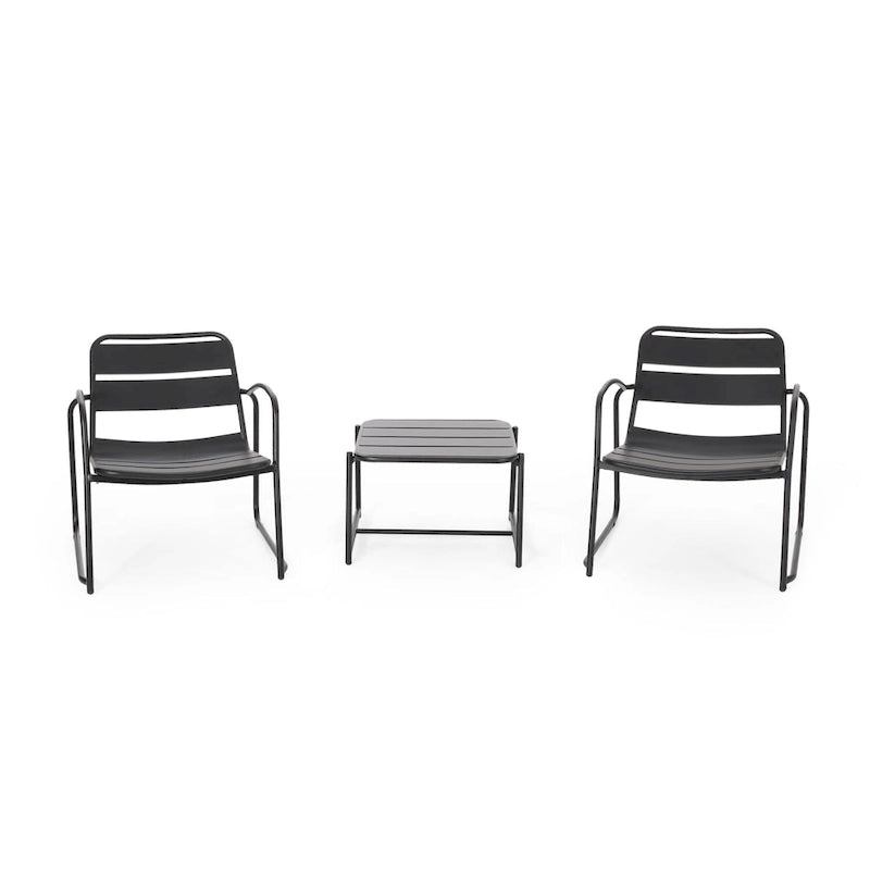 Ensemble de conversation moderne Cowan pour 2 personnes par Christopher Knight Home
