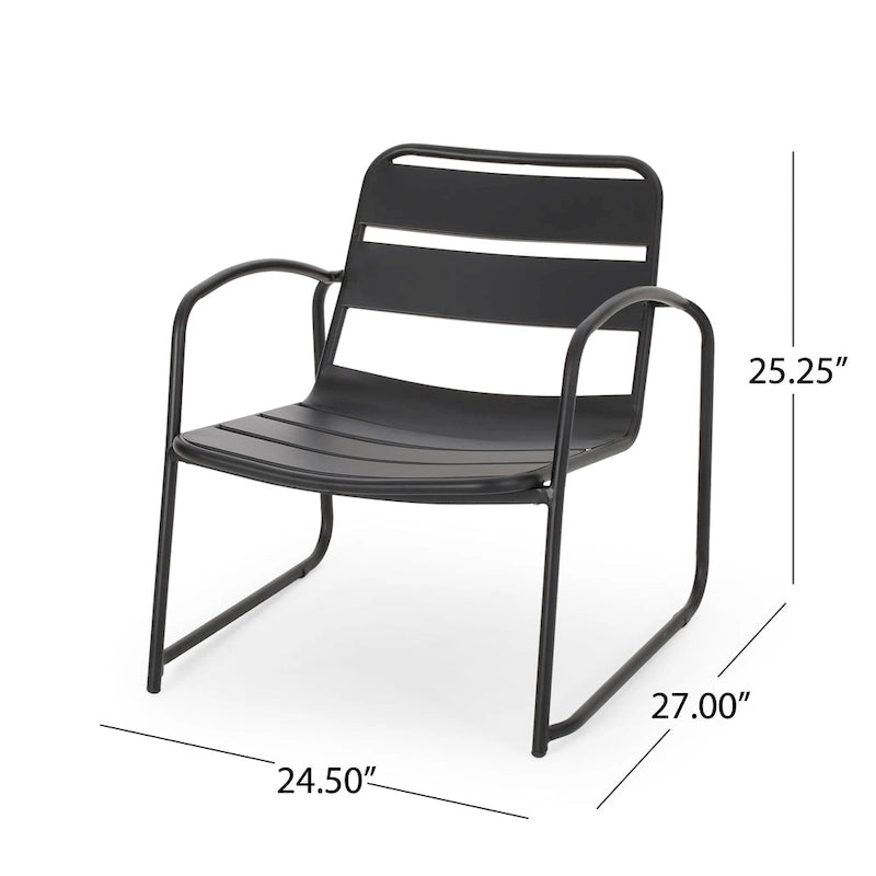 Ensemble de conversation moderne Cowan pour 2 personnes par Christopher Knight Home