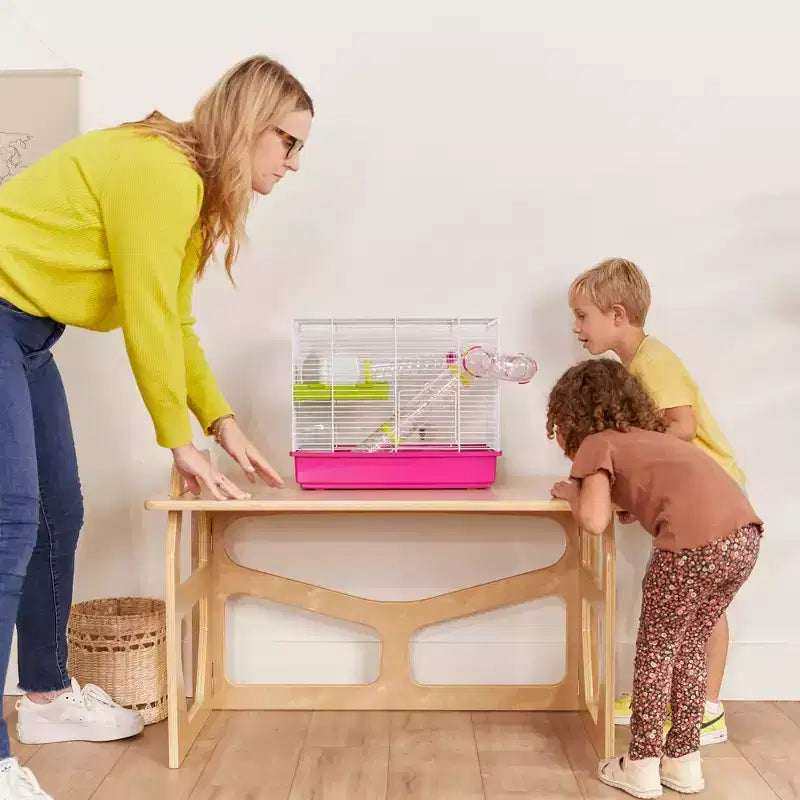 Pupitre d'étude en bois pour enfant, station d'apprentissage Montessori