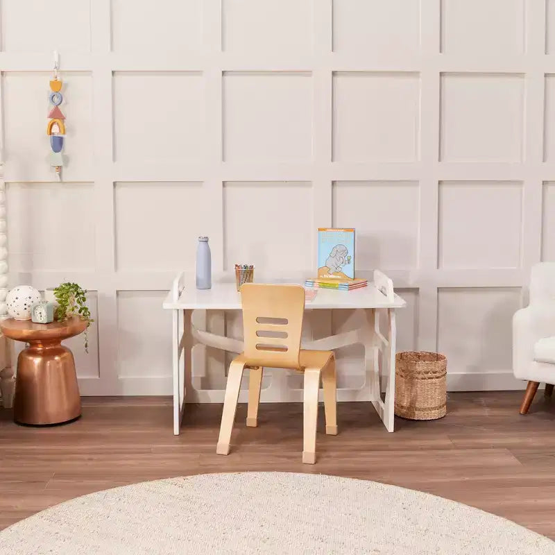 Pupitre d'étude en bois pour enfant, station d'apprentissage Montessori