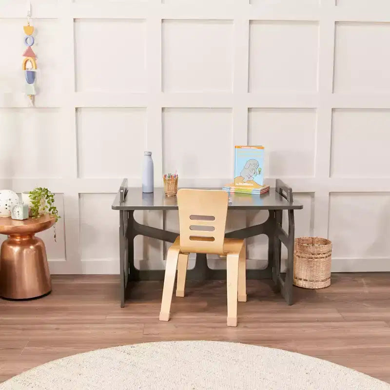 Pupitre d'étude en bois pour enfant, station d'apprentissage Montessori