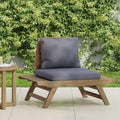 Fauteuils de jardin en bois d'acacia Sedona avec coussins par Christopher Knight Home