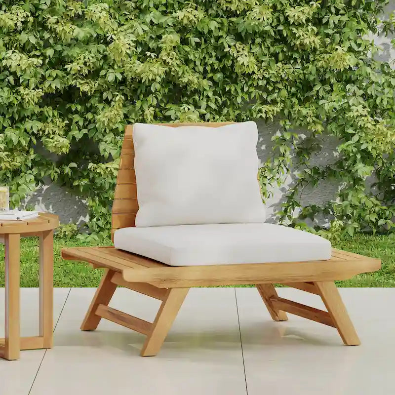 Sedona Acacia Wood Outdoor Club Chairs with Cushions by Christopher Knight Home