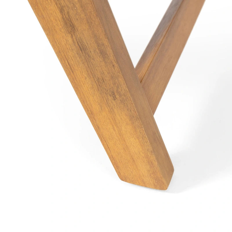 Fauteuils de jardin en bois d'acacia Sedona avec coussins par Christopher Knight Home