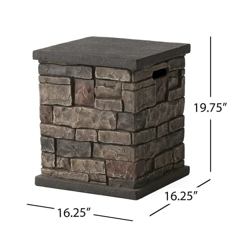 Ensemble de conversation en aluminium 7 places allongé Cape Coral Outdoor avec foyer par Christopher Knight Home