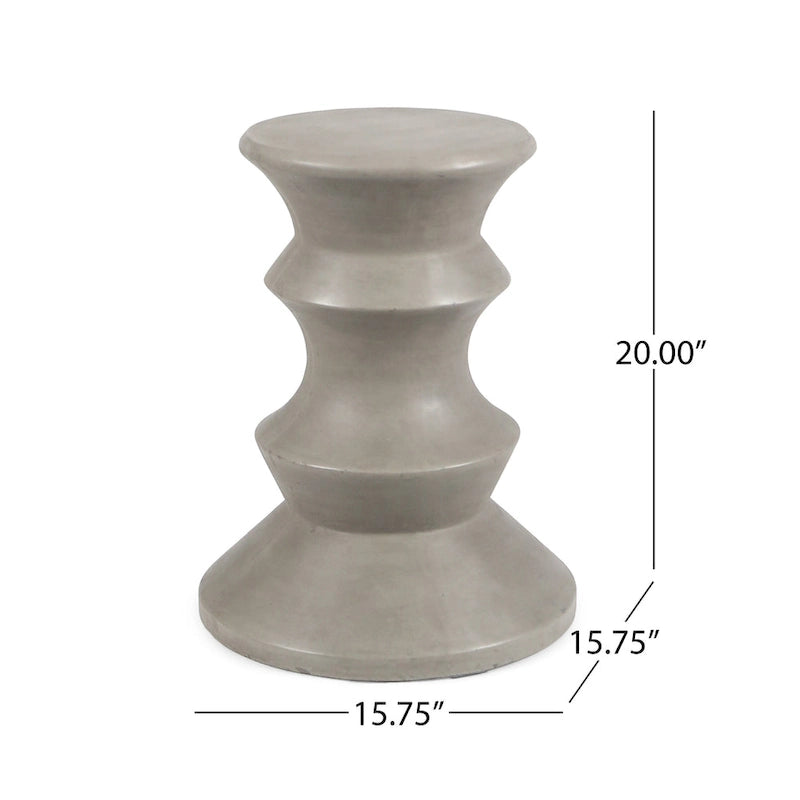 Table d'appoint d'extérieur Eureka, par Christopher Knight Home