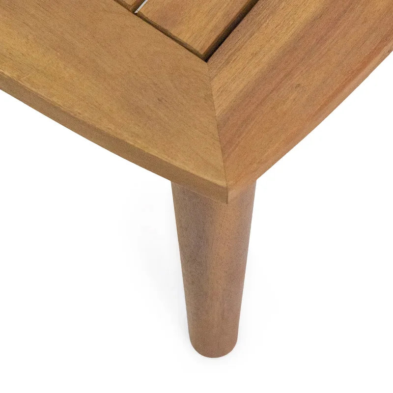 Causeuse et table basse d'extérieur en acacia Willowbrook par Christopher Knight Home