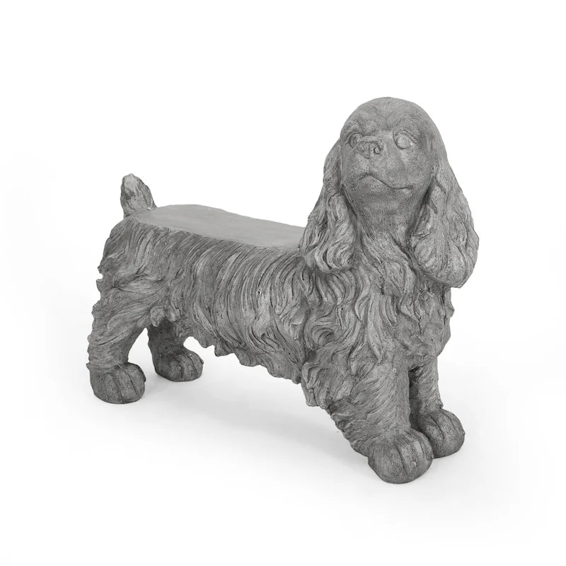 Banc en forme de chien cocker Carlysle par Christopher Knight Home - N/A