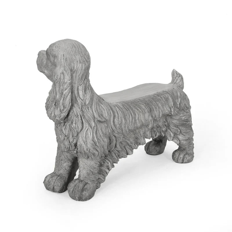 Banc en forme de chien cocker Carlysle par Christopher Knight Home - N/A