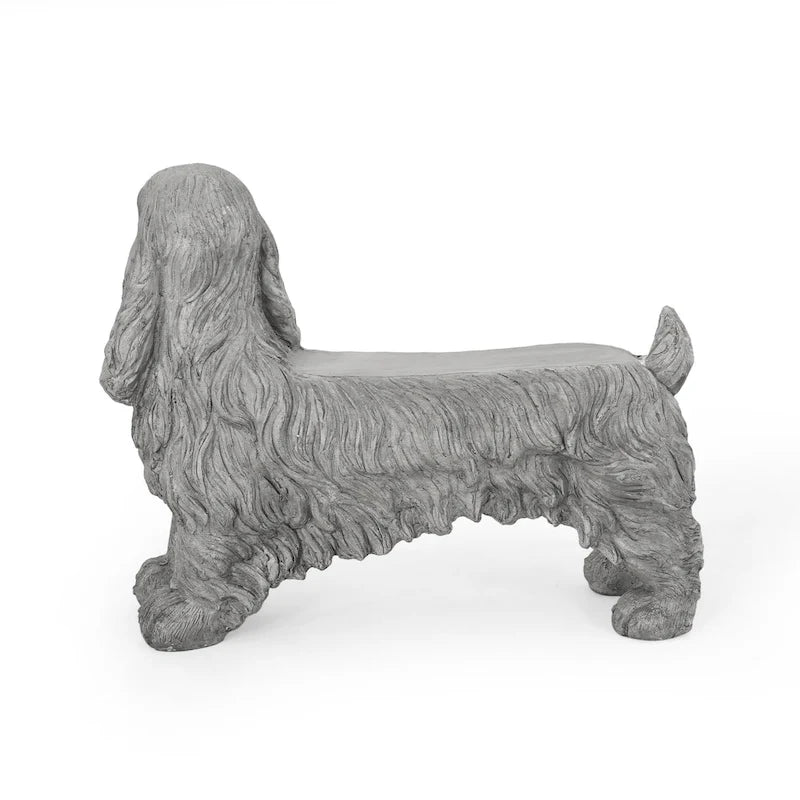 Banc en forme de chien cocker Carlysle par Christopher Knight Home - N/A