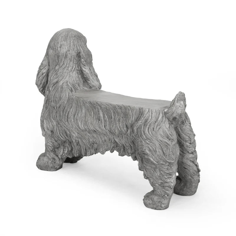 Banc en forme de chien cocker Carlysle par Christopher Knight Home - N/A
