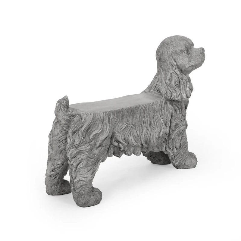 Banc en forme de chien cocker Carlysle par Christopher Knight Home - N/A